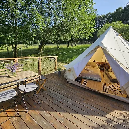 Glamping & Farm Zlate Podlesi - Stan Na Louce Luksustelt Zlaté Hory