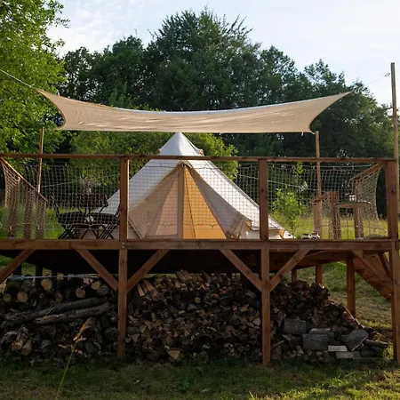Glamping Zlaté Podlesí #2 Luxusní stan Zlaté Hory
