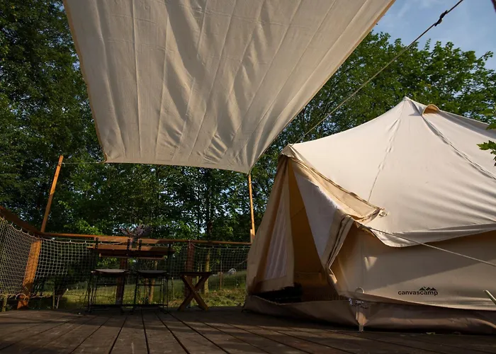 خيمة فخمة Glamping & Farm Zlate Podlesi - Stan Na Louce Zlaté Hory